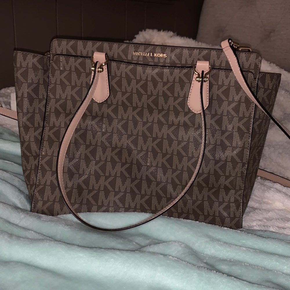 Large Michael Kors purse with strap